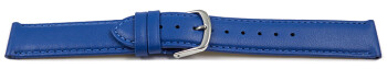 Schnellwechsel Uhrenarmband blau glattes Leder leicht...