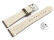 Schnellwechsel Uhrenarmband dunkelbraun Leder Modell Fresh 19mm Stahl