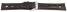 Schnellwechsel BIO Uhrenarmband Leder dunkelbraun Pflanzlich gegerbt Gelocht 24mm
