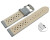 Schnellwechsel Uhrenarmband Leder Style grau 16mm Stahl