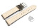 Schnellwechsel Uhrenarmband massives Sattelleder dunkelbraun 18mm Stahl