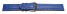 Schnellwechsel Uhrenarmband gepolstert echt Hai hellblau 22mm Stahl