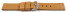 Schnellwechsel Uhrenarmband Ranger massives Leder hellbraun 20mm