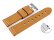 Schnellwechsel Uhrenarmband Ranger massives Leder hellbraun 22mm