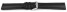 XL Schnellwechsel Uhrenarmband Leder Glatt schwarz TiT 24mm Stahl