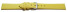Schnellwechsel Uhrenarmband Leder Business gelb 16mm Gold