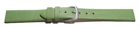 Schnellwechsel Uhrenarmband Leder Business grün 18mm Stahl