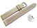 Schnellwechsel Uhrenarmband Leder Business gold 12mm Gold