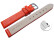 Schnellwechsel Uhrenarmband Leder Business rot 18mm Gold