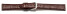 Schnellwechsel Uhrenarmband - echt Leder - Kroko Prägung - bordeaux - 18mm Stahl