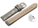 Schnellwechsel Uhrenarmband - echt Leder - Kroko Prägung - hellgrau - 22mm Stahl