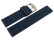 Uhrenband Silikon Glatt dunkelblau 18mm 20mm 22mm