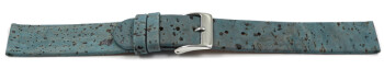 Veganes Uhrenarmband aus Kork Pavone 16mm Stahl