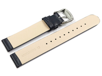 Veganes Uhrenarmband aus Apfelfaser dunkelblau 12mm Gold
