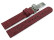 Veganes Uhrenarmband Kippfaltschließe aus Kork bordeaux 14mm Stahl