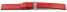 Veganes Uhrenarmband Kippfaltschließe Apfelfaser rot 12mm 14mm 16mm 18mm 20mm 22mm