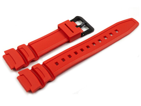 Ersatzarmband Casio rot W-218H W-214H aus Resin