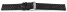 Uhrenarmband Leder schwarz Modell Mexico 18mm Schwarz