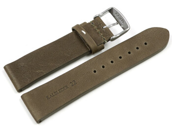 Uhrenarmband Rindleder Berlin Soft Vintage altbraun 20mm Schwarz