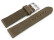Uhrenarmband Rindleder Berlin Soft Vintage altbraun 20mm Schwarz