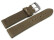 Uhrenarmband Rindleder Berlin Soft Vintage altbraun 20mm Schwarz