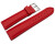 Uhrenband gepolstert Wasserfest HiTech Material rot 18mm Schwarz