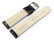 Uhrenband Leder gepolstert Bark schwarz TiT 18mm Schwarz