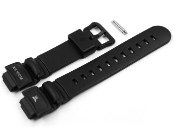 Uhrenarmband Casio Resin schwarz TRT-100H TRT-100H-1...