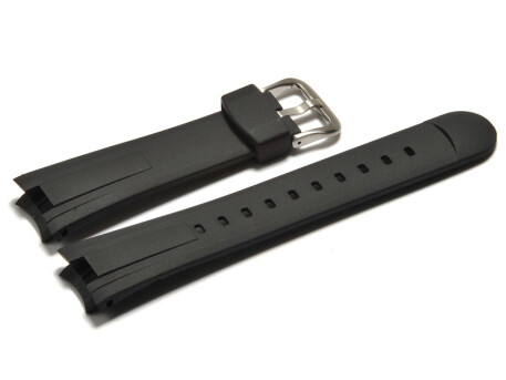 Uhrenarmband Casio für EF-305-1AV, Kunststoff, schwarz