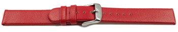 Veganes Uhrenarmband aus Apfelfaser rot 14mm Schwarz