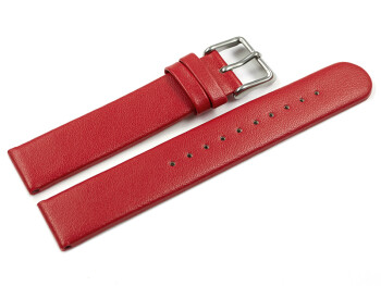 Veganes Uhrenarmband aus Apfelfaser rot 14mm Schwarz