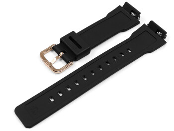 Resin Uhrenarmband Casio schwarz für GM-S5600 GM-S5600PG