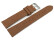 Veganes Uhrenarmband aus Ananas hellbraun 20mm Schwarz