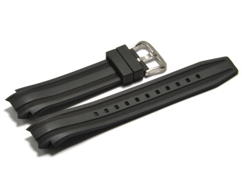 Uhrenarmband Casio für AMW-702, Kunststoff, schwarz