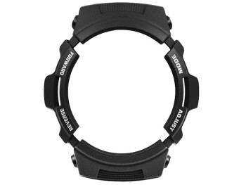 Bezel (outer) Casio Lünette Resin schwarz AWG-101...