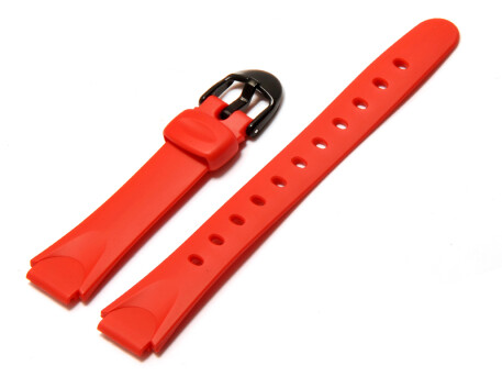 Uhrenarmband Casio für LW-200, Kunststoff, rot