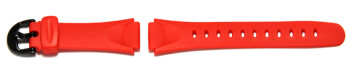 Uhrenarmband Casio für LW-200, Kunststoff, rot