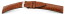 Uhrenarmband - echt Alligator - art manuel - cognac 19mm Schwarz