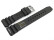 Uhrenarmband Silikon Sport grau 18mm Gold