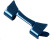 Bandanstoß Festina blau F16864 Endstück für Edelstahluhrenarmband