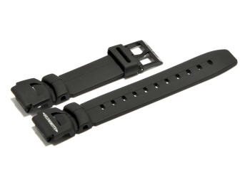 Uhrenarmband Casio für WS-300-1, WS-300-7, Kunststoff, schwarz