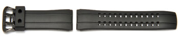 Uhrenarmband Casio für EQW-570-1A, Kunststoff, schwarz