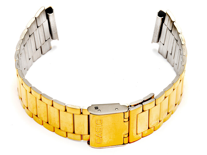 Casio Uhrenarmband gold fur DB 360G Edelstahl gold