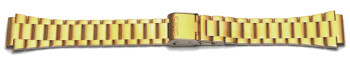 Casio Uhrenarmband gold für DB-360G, Edelstahl, gold