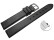 Schnellwechsel Uhrenarmband Leder Business schwarz XL 20mm Schwarz