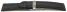 Uhrenarmband Kippfaltschließe HighTech Textiloptik dunkelgrau 18mm Schwarz