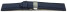 Uhrenarmband mit Butterfly-Schließe HighTech Textiloptik blau 20mm Stahl