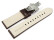 Uhrenarmband Leder mit Butterfly-Schließe braun Miami 24mm Gold