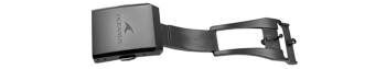 Casio FALTSCHLIEßE schwarz anthrazit für DuraSoft Uhrenarmband OCW-P2000C-2AJF OCW-P2000S-1AJR