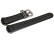 Uhrenband Casio Kunststoff schwarz passend zu BG-1004AN anstelle des Textilbandes